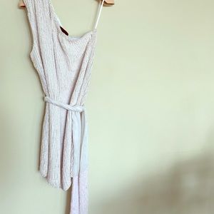 Retrofete Ella Dress - Pearl White - Medium